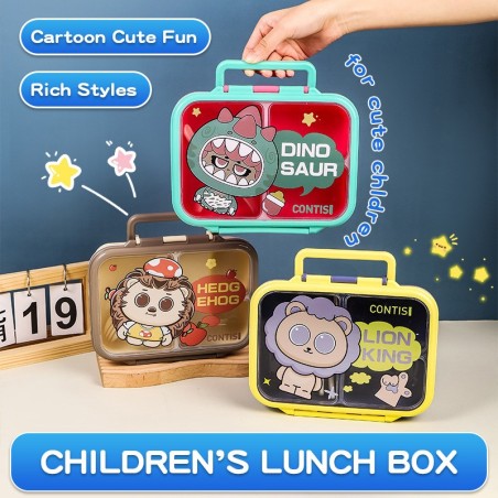 ظرف غذای سه قسمته واشردار